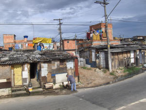 Favelas in Sao Paulo